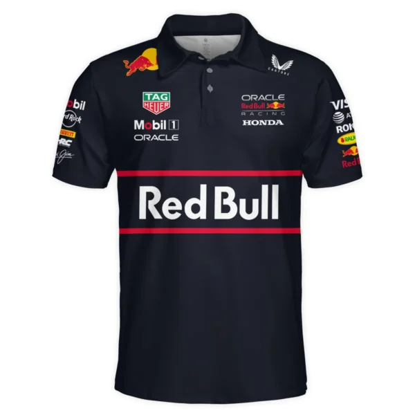 Red Bull Racing F1 Polo Shirt All Over Prints BLRBR10525A2PL - Image 2