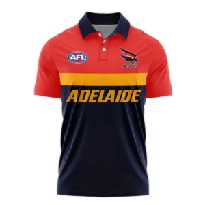 Adelaide Crows Australian Football League Exclusive Logo Polo Shirt HOAFL140525A01ADELPL