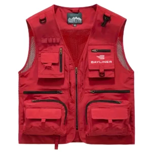 Bayliner Fishing AU Exclusive Logo Quick Drying Vest HOFS150525A02BYL - Red