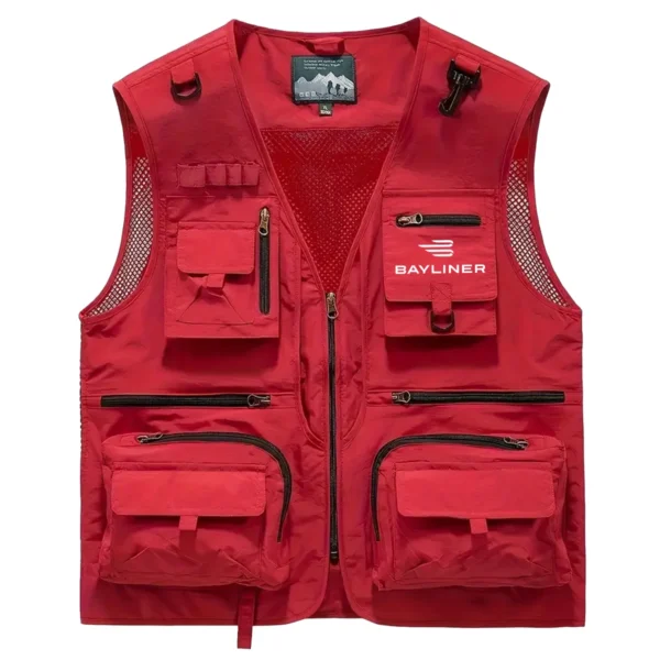 Bayliner Fishing AU Exclusive Logo Quick Drying Vest HOFS150525A02BYL - Red