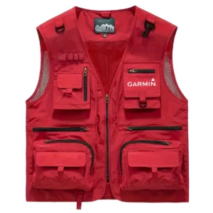 Garmin Fishing AU Exclusive Logo Quick Drying Vest HOFS150525A02GA - Red