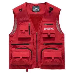 Haines Hunter Fishing AU Exclusive Logo Quick Drying Vest HOFS150525A02HHT - Red