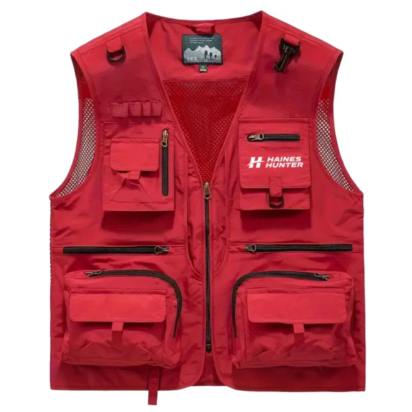 Haines Hunter Fishing AU Exclusive Logo Quick Drying Vest HOFS150525A02HHT - Red
