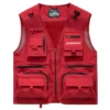 Surtees Fishing AU Exclusive Logo Quick Drying Vest HOFS150525A02SUB - Red