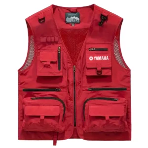 Yamaha Marine Fishing AU Exclusive Logo Quick Drying Vest HOFS150525A02YMM - Red