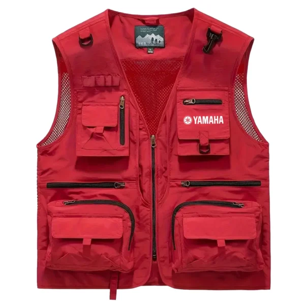 Yamaha Marine Fishing AU Exclusive Logo Quick Drying Vest HOFS150525A02YMM - Red