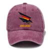 Adelaide Crows AFL Exclusive Logo Washed Cotton Baseball Cap - Printed With Box HOAFL100525BC01ADEL - Rose