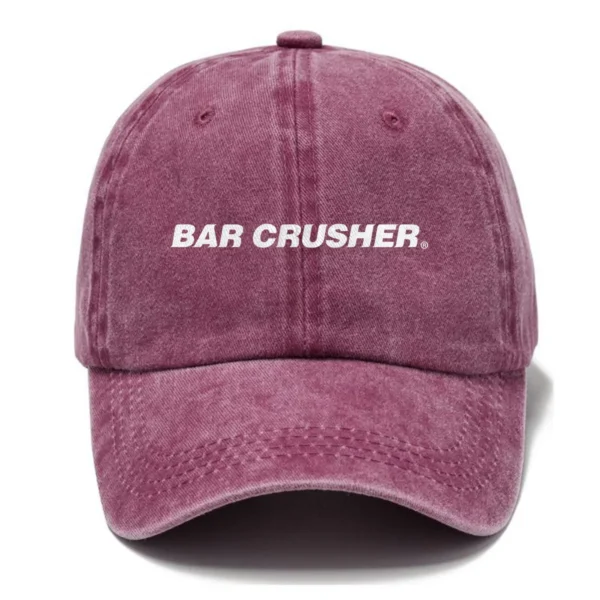 Bar Crusher Fishing AU Exclusive Logo Washed Cotton Baseball Cap - Printed With Box HOFS070525AU1BCR - Rose