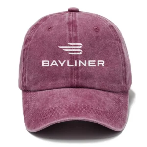 Bayliner Fishing AU Exclusive Logo Washed Cotton Baseball Cap - Printed With Box HOFS070525AU1BYL - Rose