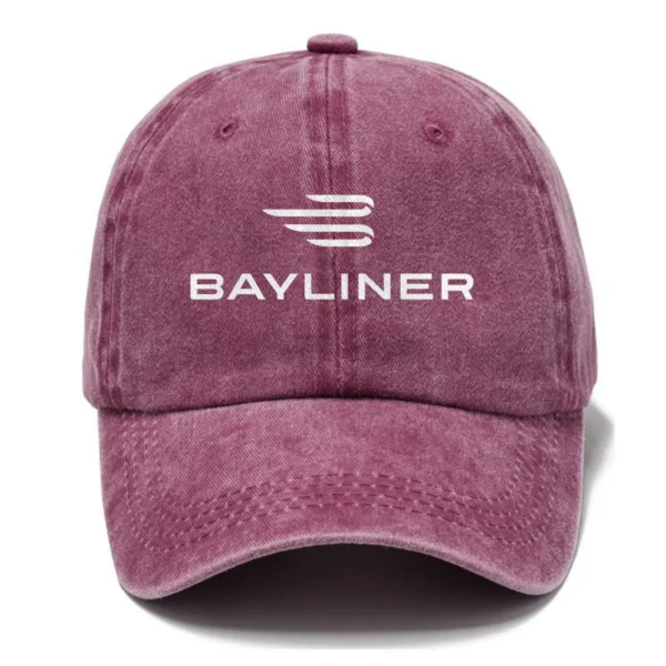 Bayliner Fishing AU Exclusive Logo Washed Cotton Baseball Cap - Printed With Box HOFS070525AU1BYL - Rose