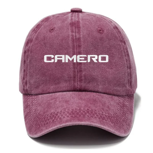 Camero Fishing AU Exclusive Logo Washed Cotton Baseball Cap - Printed With Box HOFS070525AU1CMR - Rose