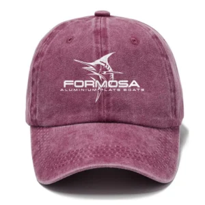 Formosa Marine Fishing AU Exclusive Logo Washed Cotton Baseball Cap - Printed With Box HOFS070525AU1FOM - Rose