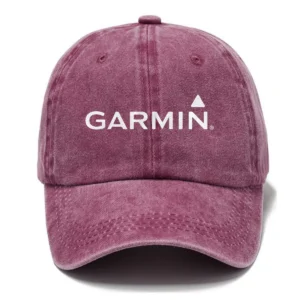 Garmin Fishing AU Exclusive Logo Washed Cotton Baseball Cap - Printed With Box HOFS070525AU1GA - Rose