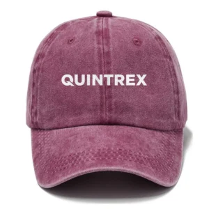 Quintrex Fishing AU Exclusive Logo Washed Cotton Baseball Cap - Printed With Box HOFS070525AU1QTX - Rose