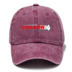 Stacer Fishing AU Exclusive Logo Washed Cotton Baseball Cap - Printed With Box HOFS070525AU1STC - Rose