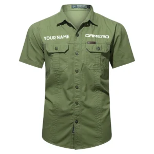 Camero Fishing AU Exclusive Logo Casual Shirt HOFS060525AU1CMR - ArmyGreen