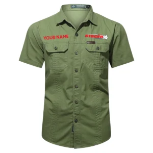 Stacer Fishing AU Exclusive Logo Casual Shirt HOFS060525AU1STC - ArmyGreen