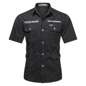 Bar Crusher Fishing AU Exclusive Logo Casual Shirt HOFS060525AU1BCR - Black