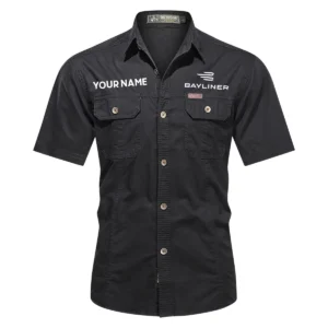 Bayliner Fishing AU Exclusive Logo Casual Shirt HOFS060525AU1BYL - Black