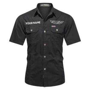 CruiseCraft Fishing AU Exclusive Logo Casual Shirt HOFS060525AU1CCB - Black