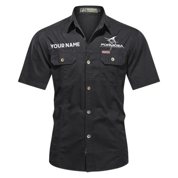 Formosa Marine Fishing AU Exclusive Logo Casual Shirt HOFS060525AU1FOM - Black