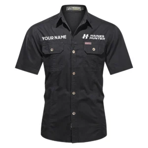 Haines Hunter Fishing AU Exclusive Logo Casual Shirt HOFS060525AU1HHT - Black