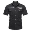 Hooker Boats Fishing AU Exclusive Logo Casual Shirt HOFS060525AU1HOO - Black