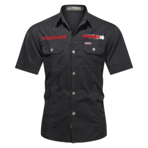 Stacer Fishing AU Exclusive Logo Casual Shirt HOFS060525AU1STC - Black