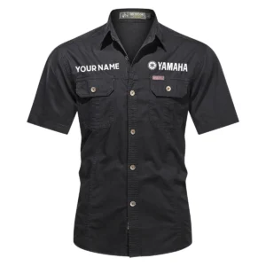 Yamaha Marine Fishing AU Exclusive Logo Casual Shirt HOFS060525AU1YMM - Black