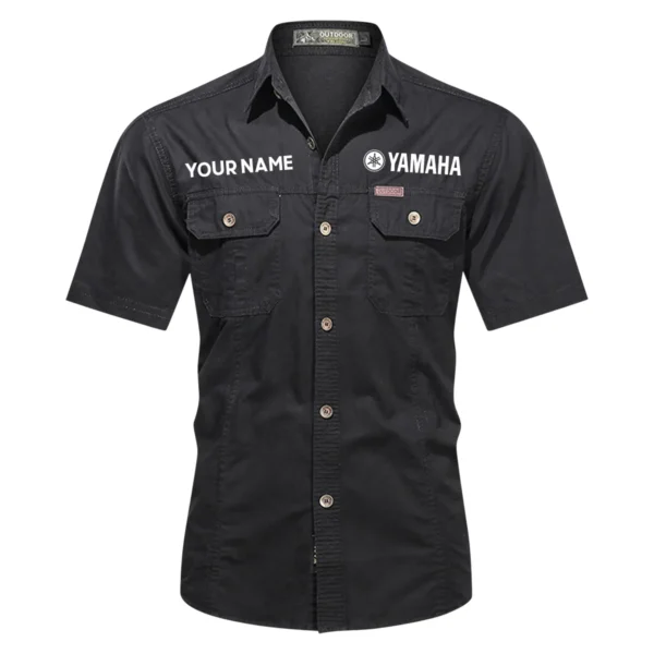 Yamaha Marine Fishing AU Exclusive Logo Casual Shirt HOFS060525AU1YMM - Black