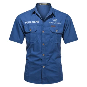 Bayliner Fishing AU Exclusive Logo Casual Shirt HOFS060525AU1BYL - Blue
