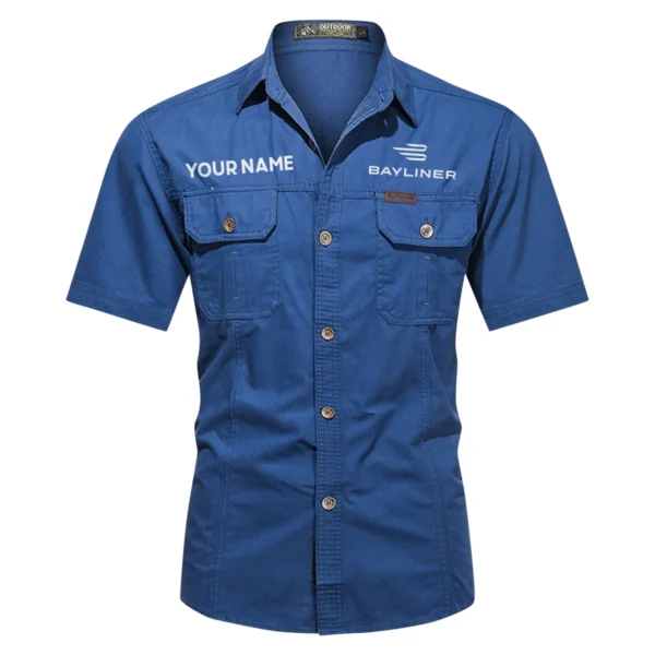 Bayliner Fishing AU Exclusive Logo Casual Shirt HOFS060525AU1BYL - Blue