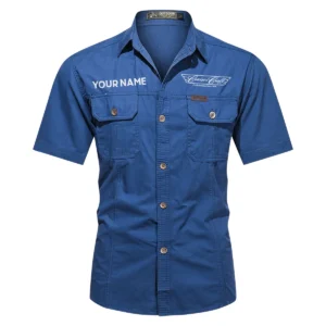 CruiseCraft Fishing AU Exclusive Logo Casual Shirt HOFS060525AU1CCB - Blue