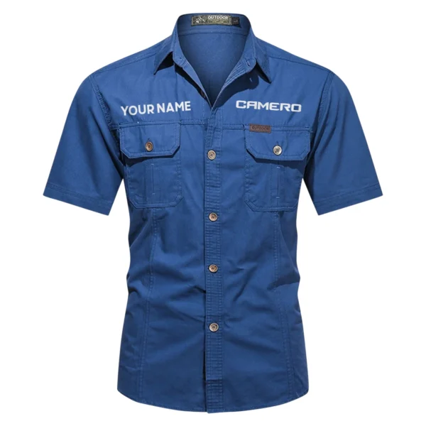 Camero Fishing AU Exclusive Logo Casual Shirt HOFS060525AU1CMR - Blue