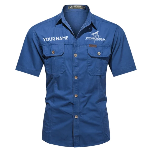 Formosa Marine Fishing AU Exclusive Logo Casual Shirt HOFS060525AU1FOM - Blue