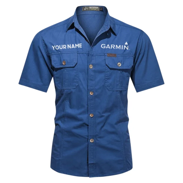 Garmin Fishing AU Exclusive Logo Casual Shirt HOFS060525AU1GA - Blue