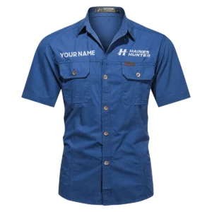 Haines Hunter Fishing AU Exclusive Logo Casual Shirt HOFS060525AU1HHT - Blue