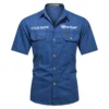 Revival Boats Fishing AU Exclusive Logo Casual Shirt HOFS060525AU1RVB - Blue