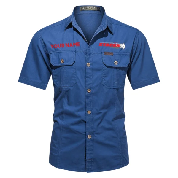 Stacer Fishing AU Exclusive Logo Casual Shirt HOFS060525AU1STC - Blue