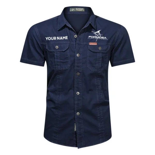 Formosa Marine Fishing AU Exclusive Logo Casual Shirt HOFS060525AU1FOM - Dark Blue