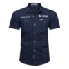 Haines Hunter Fishing AU Exclusive Logo Casual Shirt HOFS060525AU1HHT - Dark Blue
