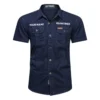 Quintrex Fishing AU Exclusive Logo Casual Shirt HOFS060525AU1QTX - Dark Blue