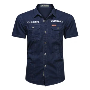 Quintrex Fishing AU Exclusive Logo Casual Shirt HOFS060525AU1QTX - Dark Blue
