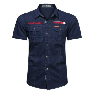 Stacer Fishing AU Exclusive Logo Casual Shirt HOFS060525AU1STC - Dark Blue