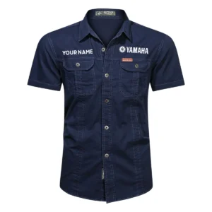 Yamaha Marine Fishing AU Exclusive Logo Casual Shirt HOFS060525AU1YMM - Dark Blue