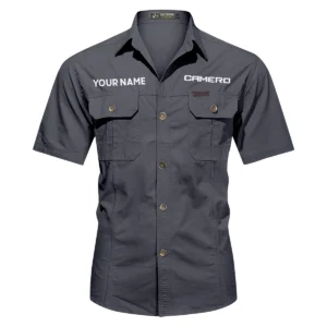 Camero Fishing AU Exclusive Logo Casual Shirt HOFS060525AU1CMR - Dark Gray