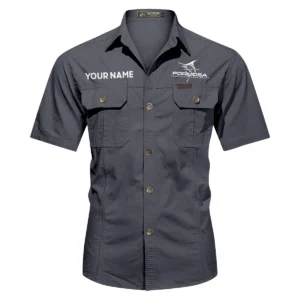 Formosa Marine Fishing AU Exclusive Logo Casual Shirt HOFS060525AU1FOM - Dark Gray