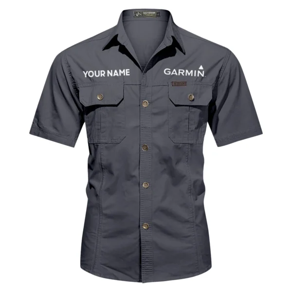 Garmin Fishing AU Exclusive Logo Casual Shirt HOFS060525AU1GA - Dark Gray
