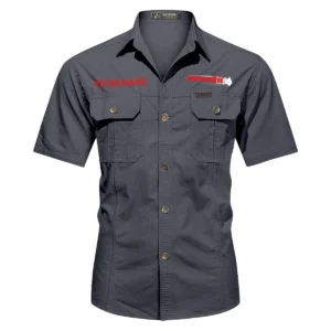 Stacer Fishing AU Exclusive Logo Casual Shirt HOFS060525AU1STC - Dark Gray