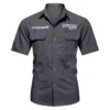 Yellowfin Plate Fishing AU Exclusive Logo Casual Shirt HOFS060525AU1YPB - Dark Gray